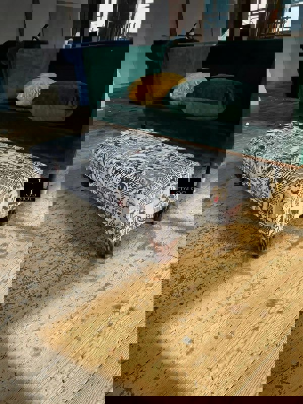 Marilyn Monroe printed fabric Footstool Bench - ISTOOLS