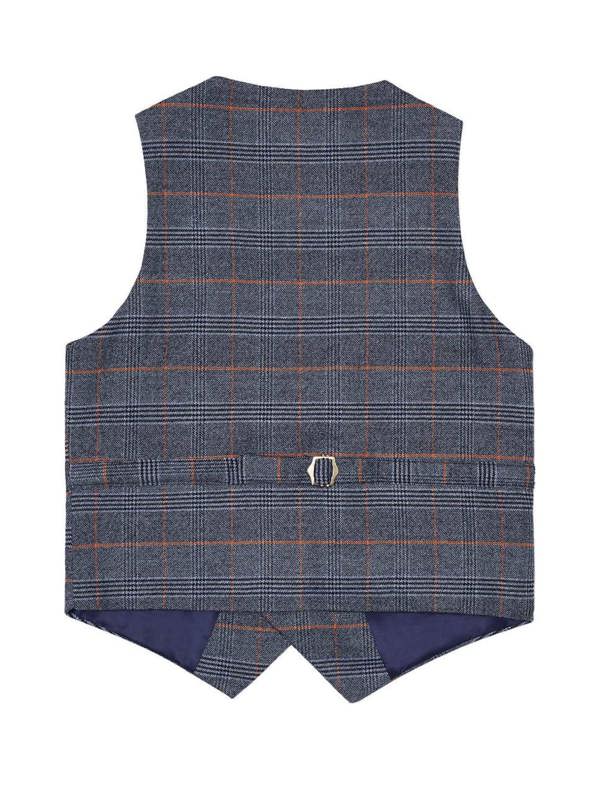 Checked pageboy waistcoat