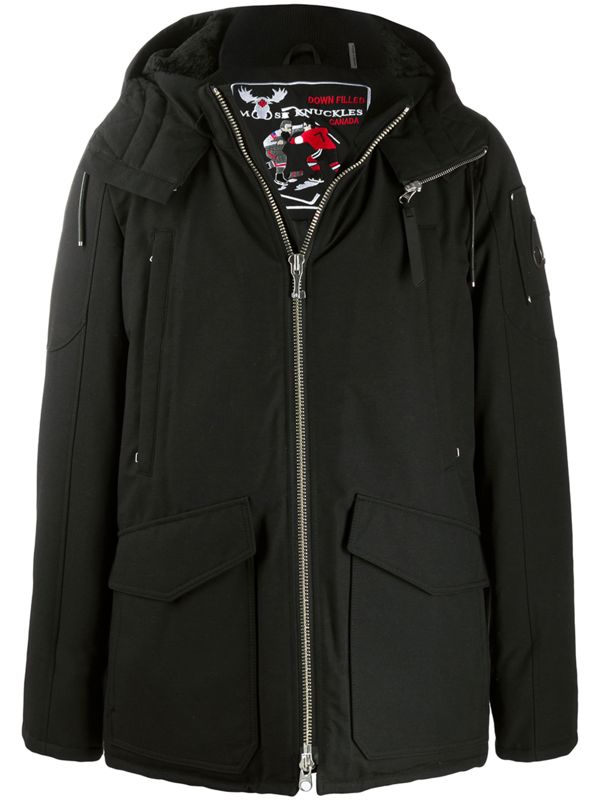 Moose Knuckles Millstream Down Coat - Black