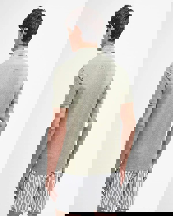 Barbour Sports Polo Shirt - Dusty Green