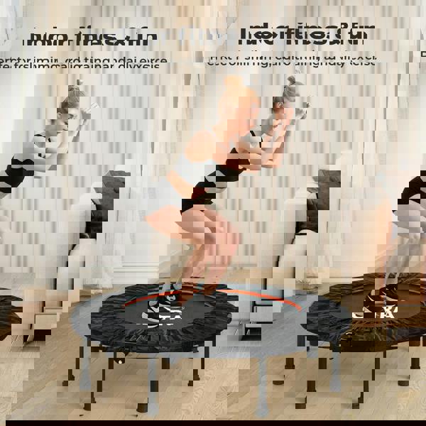 Centra Mini Fitness Trampoline Bounce 48'' Gym Rebounder Kids Exercise Bouncer