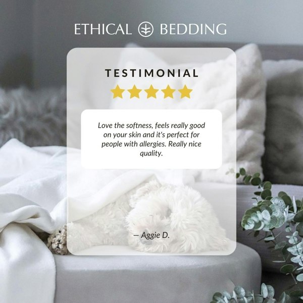 Ethical Bedding Bamboo Pillow (Eucalyptus & Bamboo)