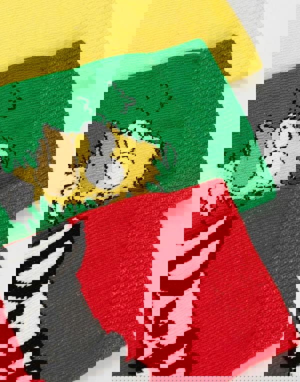 The Simpsons Mens Multicoloured Homer Calf Socks Set of 3