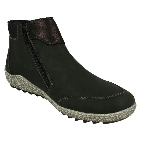 Rieker Ladies Rieker Warm Lined Rieker-Tex Ankle Boots L7551