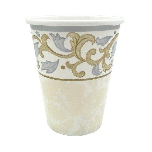 Amscan Grace 8 x 266ml Elegant Swirl Disposable Paper Cups