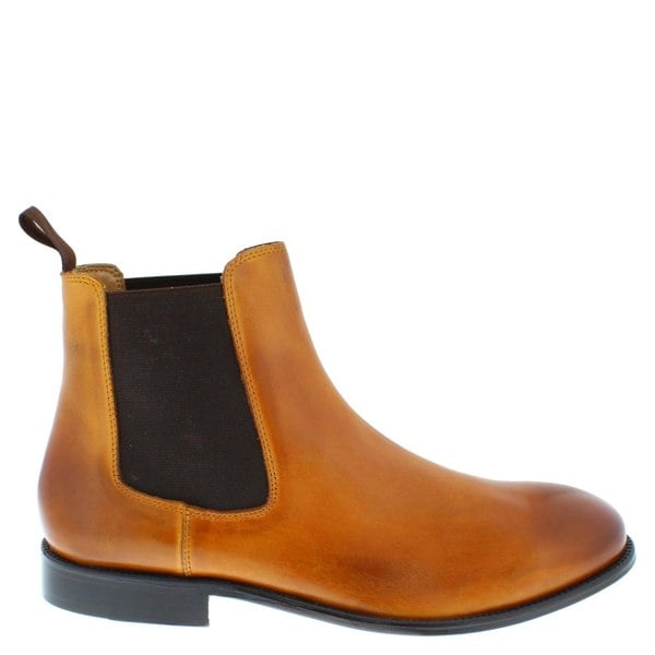 Frank James Windsor Leather Sole Ankle Chelsea Pull on Boots