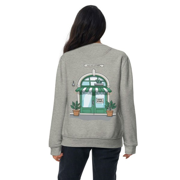ANCHOR & CREW x GUSTATORY Coffee & Chats Cotton Blend Embroidered Sweatshirt