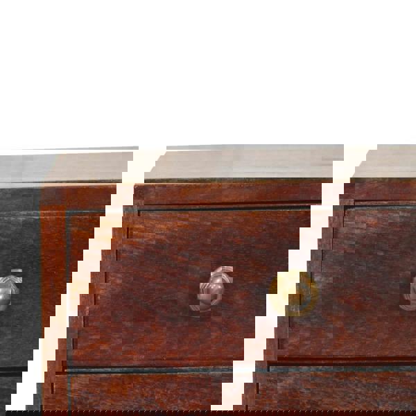 Artisan Furniture Solid Wood Mini 2 Drawer California Walnut Bedside