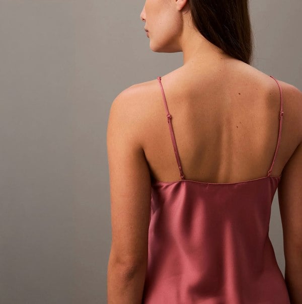 Calvin Klein SATIN CAMI Womens Pyjama Top Terrazzo