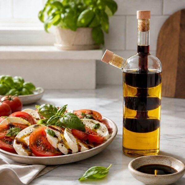 Kimm and Miller La Cucina Italian Olive Oil and Balsamic Vinegar Drizzler