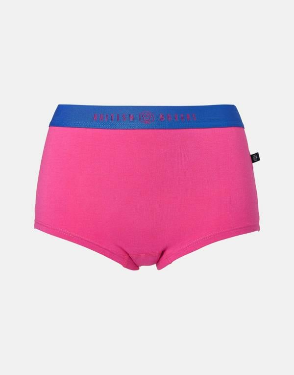 British Boxers Three-pack Women's Cotton Hipster Boxer Briefs – Amusements