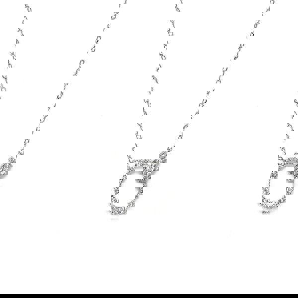 Say It With Double Circle Of Life Necklace - Silver