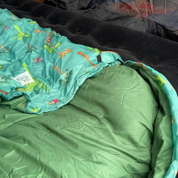 OLPRO Jungle Kids Camping Bundle - Sleeping Bag, Camping Chair, Insulated Blanko
