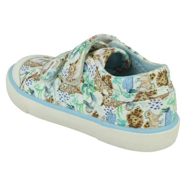 Start-rite Boys Startrite Casual Hook And Loop Canvas Shoes Escape