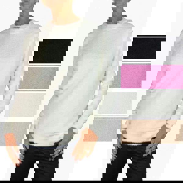 Paulo Due Women's Textured Crew Neck Jumper