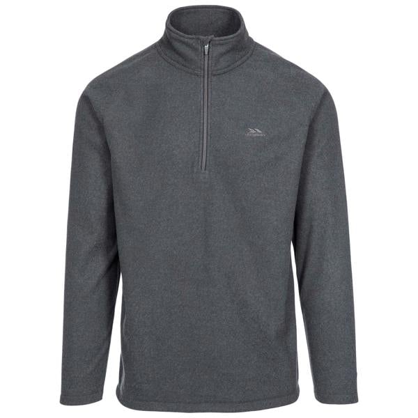Trespass Mens Keynote Fleece Top - Charcoal Grey - 