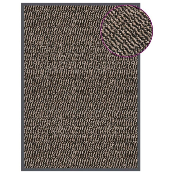 Berkfield Doormat Tufted 40x60 cm Dark Brown
