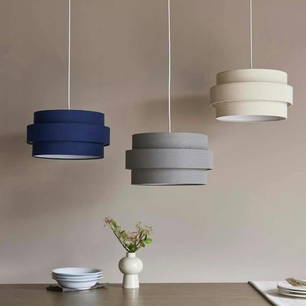 Pagazzi Lighting Ziggy Charcoal Easy-Fit Pendant