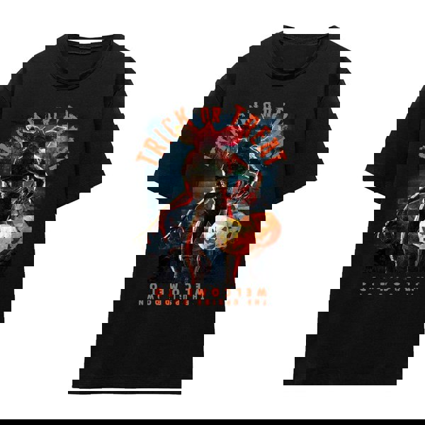 Stranger Things Womens Trick Or Treat Demogorgon T-Shirt - Black