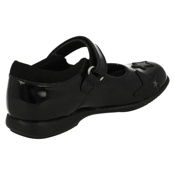 Clarks Girls Clarks School Shoes with Lights Trixi Bee