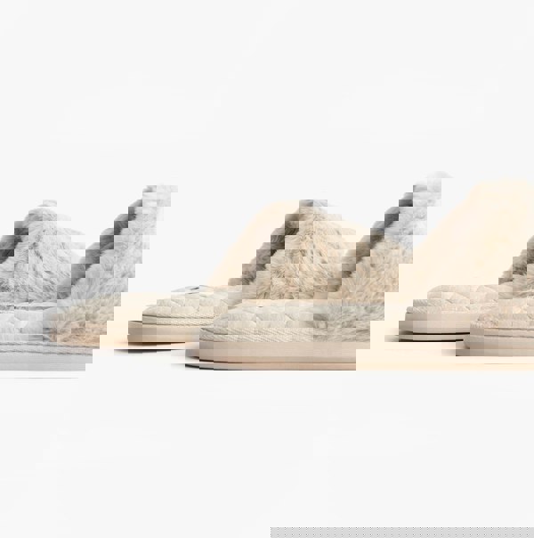 Bedroom Athletics ERIN Womens Slipper Sliders Light Grey