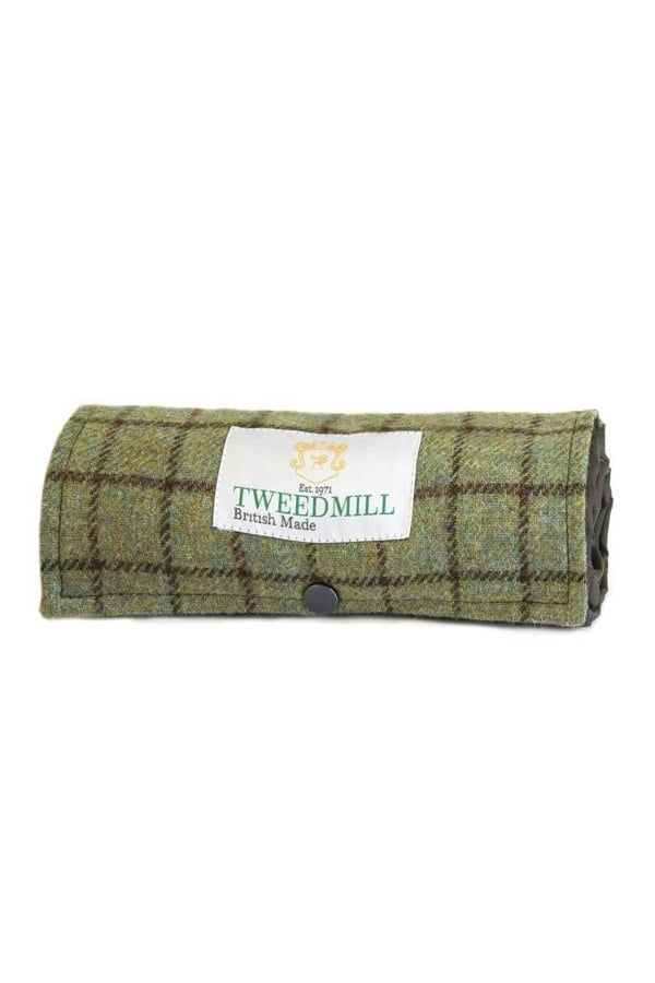 HomeSpace Direct Tweedmill Wool Picnic Rug Walker Companion