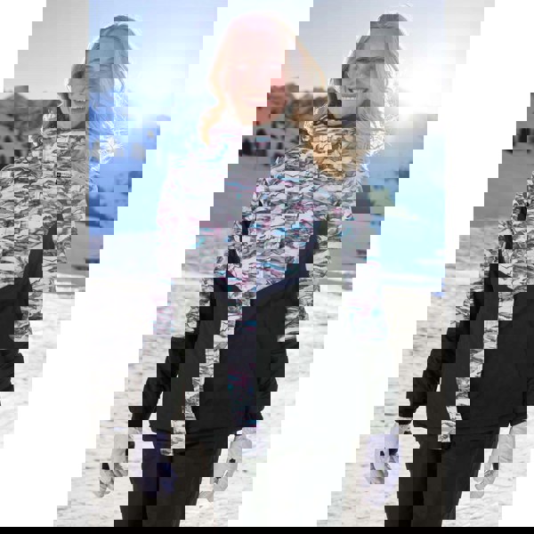 Mountain Warehouse Womens Dawn II Printed Ski Jacket - Grey