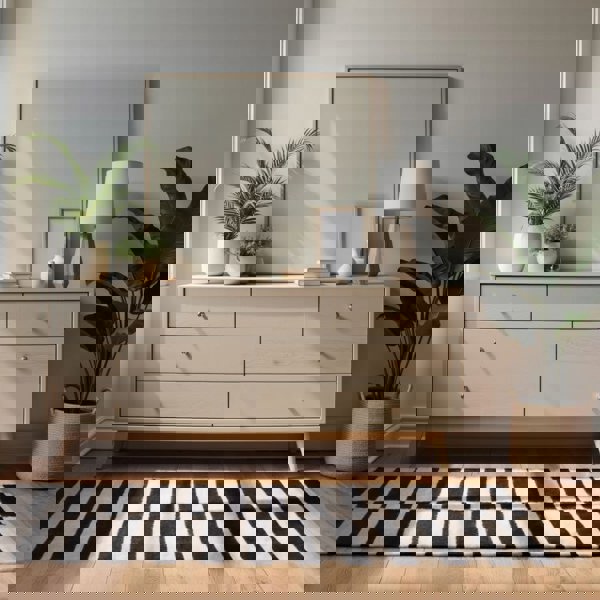 Wool Rug Donna – Black & Natural White