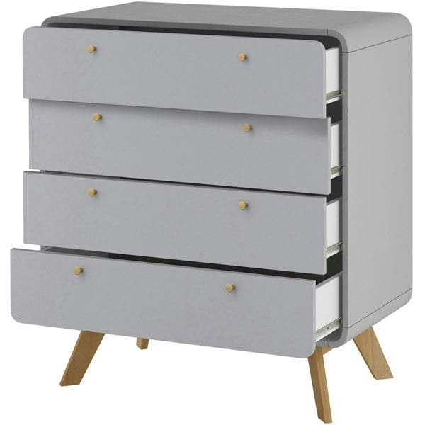 Dorel Home Loft24 Cassie Chest with 4 Drawers Grey