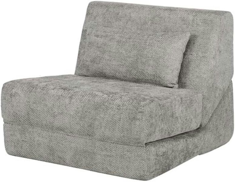HOMEWEDO  Foldable Floor Sofa Bed Chair, 3-in-1 Convertible Lounger with Pillow