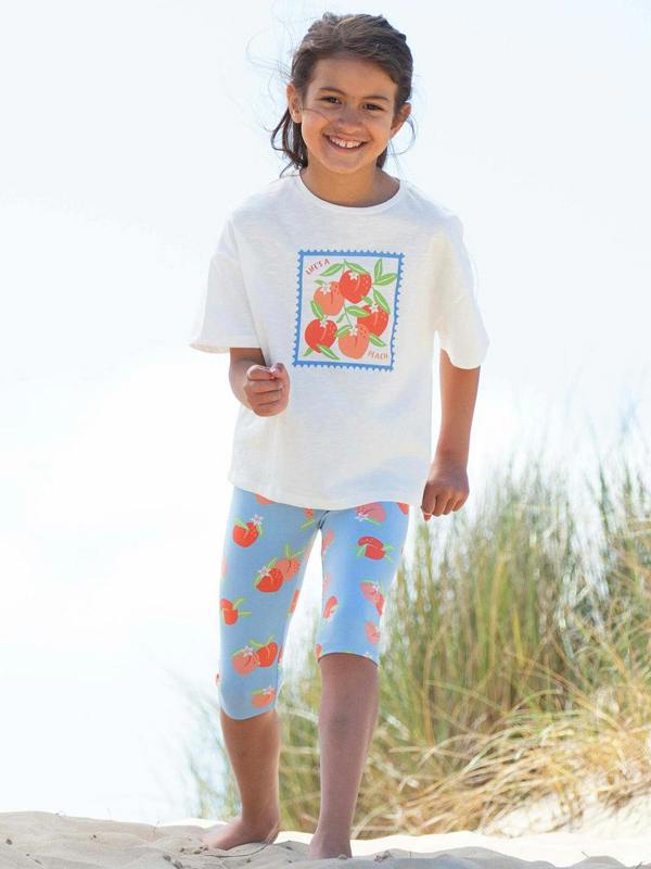 Kite Girls Organic Life's A Peach Pedal Pushers