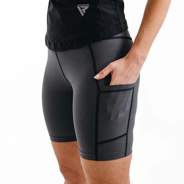 RDX Sports SWEAT WOMEN'S SHORTS W1 GREY