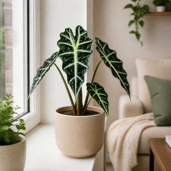Alocasia Polly Elephant Ear 12cm Pot Plants By Post