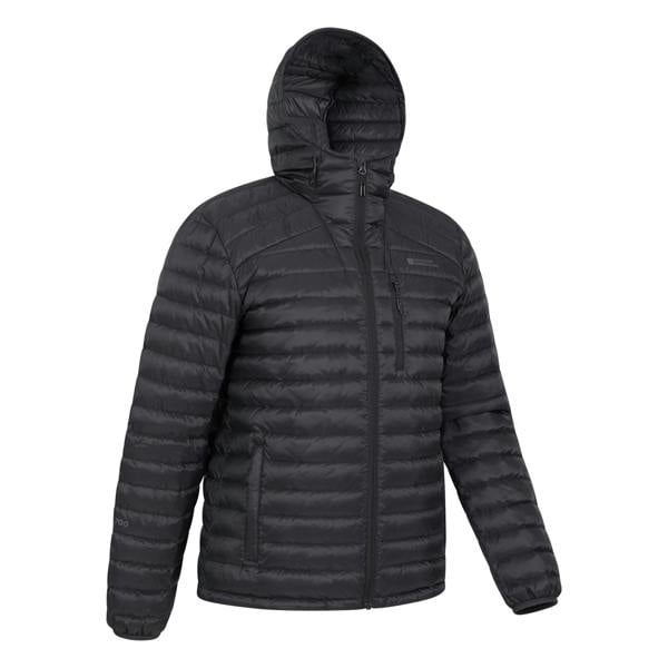 Mountain Warehouse Mens Henry II Extreme Down Filled Padded Jacket - Jet Black - 