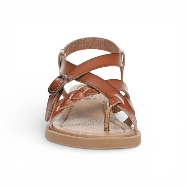 Blowfish Malibu April - Women's Scotch Tan Micro Wedge Strappy Sandals