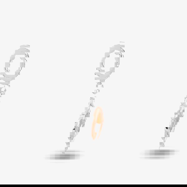 Rosa Lea Double Heart Dangle Charm AM-2THB031206