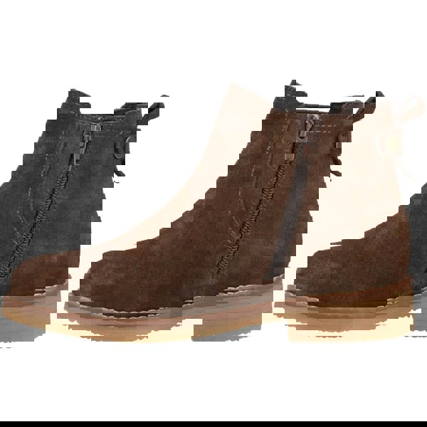 Hush Puppies Maddy Ladies Women's Ankle Boots in Chocolate