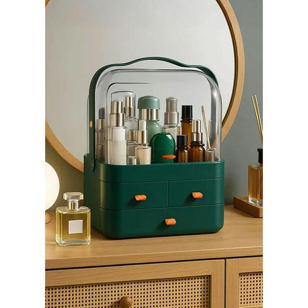Dragodirect Acrylic Makeup Organizer Cosmetic Storage Box for Brushes Accessories