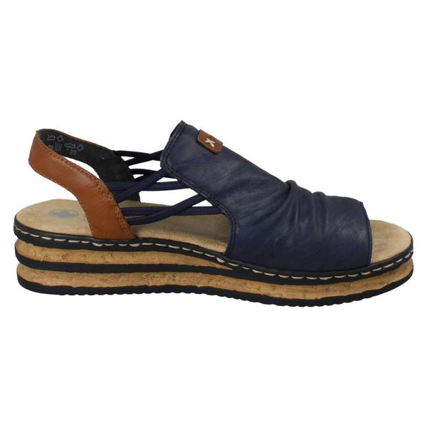 Rieker Ladies Rieker Wedge Sandal 62962