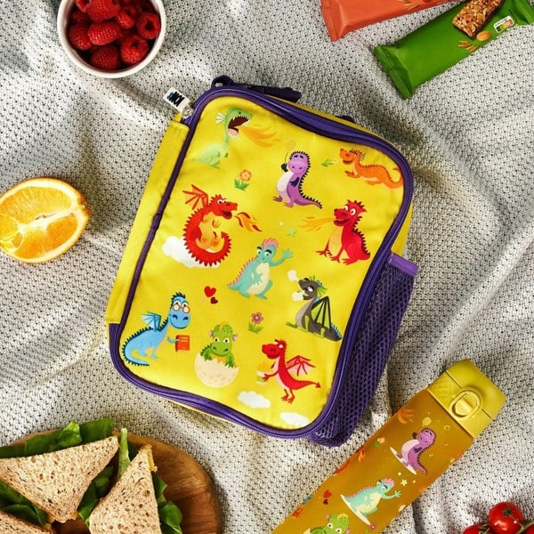 ION8 Kids Lunch Bag, Insulated, Dragons, Medium
