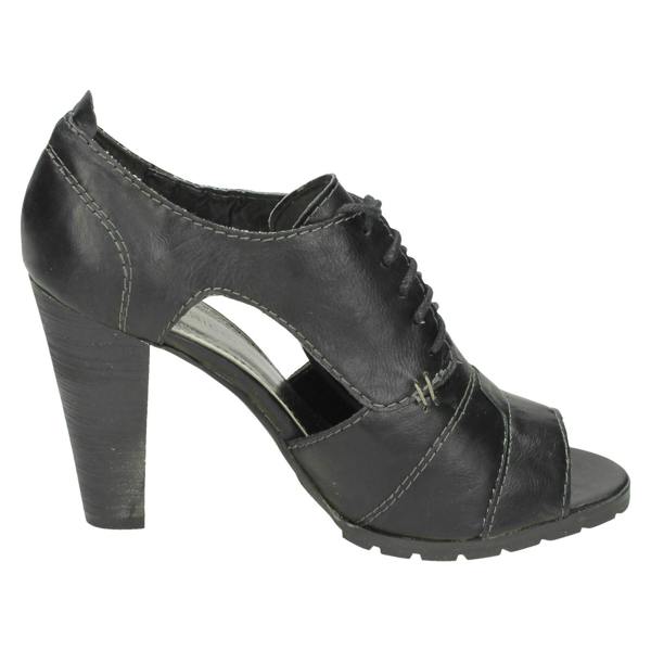 Ladies Barricci Side Cut Out Peep Toe Heels