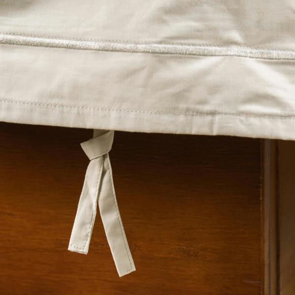 Natural 200 Thread Count Egyptian Cotton Bed Sets Superking - linen, breathable, close-up detail 2 | Soak and Sleep