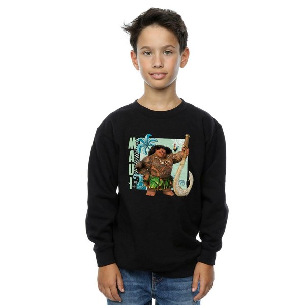 Disney Boys Moana Maui Sweatshirt - Black