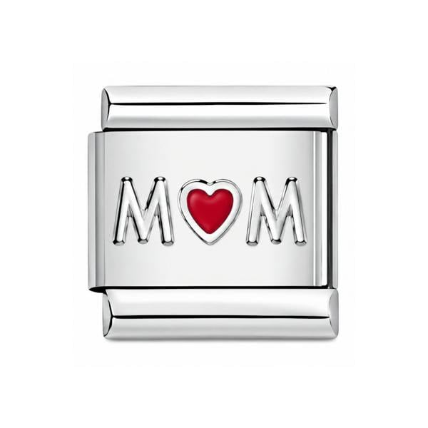 Serafina Mum Heart | Italian Style Bracelet Charm