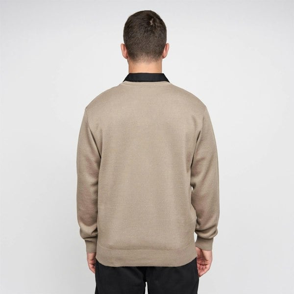 Gabicci G00K01 Mens Vee Neck Sweater Gabicci Classic  - STONE