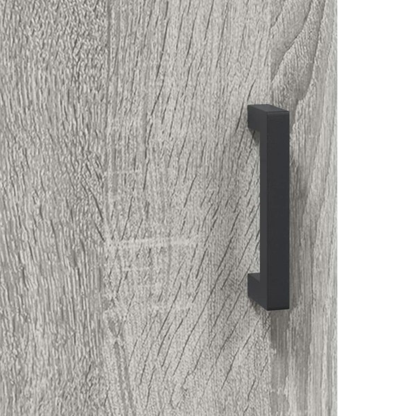 Berkfield Highboard Grey Sonoma 69.5x34x180 cm Engineered Wood