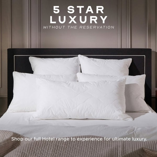 Snuggledown Hotel Luxury Cotton Quilted Kingsize Pillow