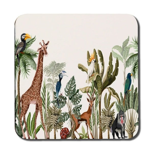 Benjamin Tate Design Tropical Animals (Coaster)
