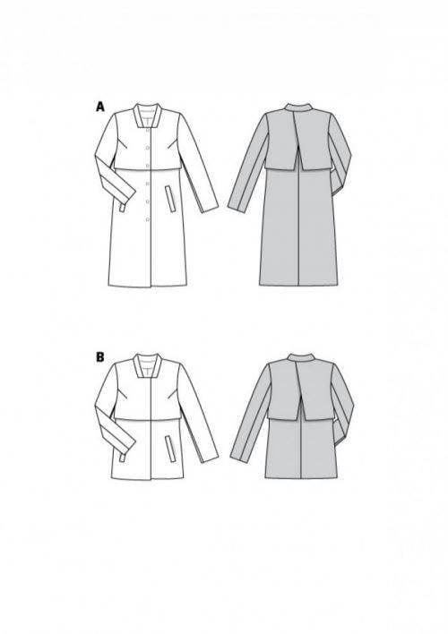 Burda Sewing Pattern 6041 Jackets and Coats For Women, 9 -18 (34 - 44) - Intermediate