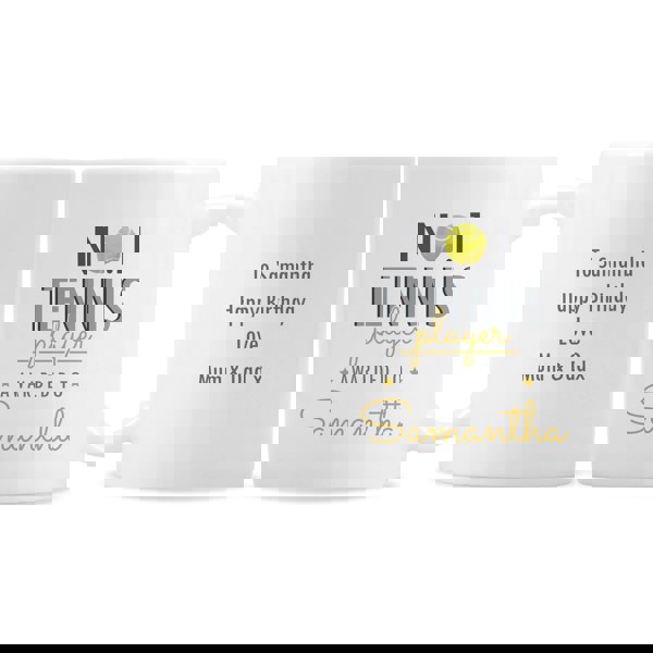 Personalised Memento Company Personalised No.1 Tennis Player Mug